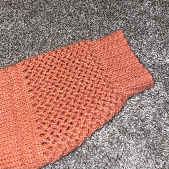 Forever 21 Orange Knit Open Front Cardigan - Picture 2 of 5